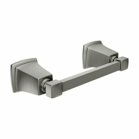 C S I DONNER Moen Boardwalk Series Pivoting Toilet Paper Holder, SS/Zinc, Brushed Nickel, Surface Mounting Y3208BN